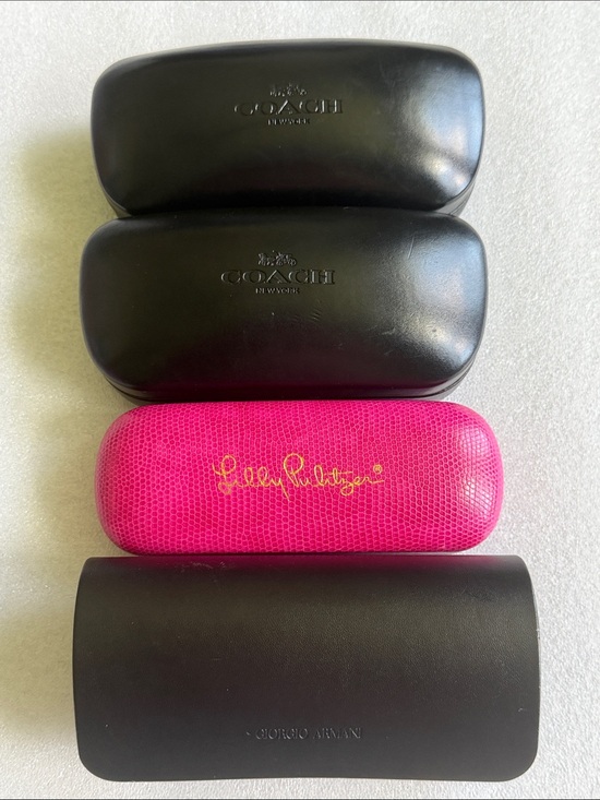 Coach Accessories - COACH GIORGIO ARMANI LILLY PULITZER Eyeglass Sunglasses Cases Bundle Lot of 4
